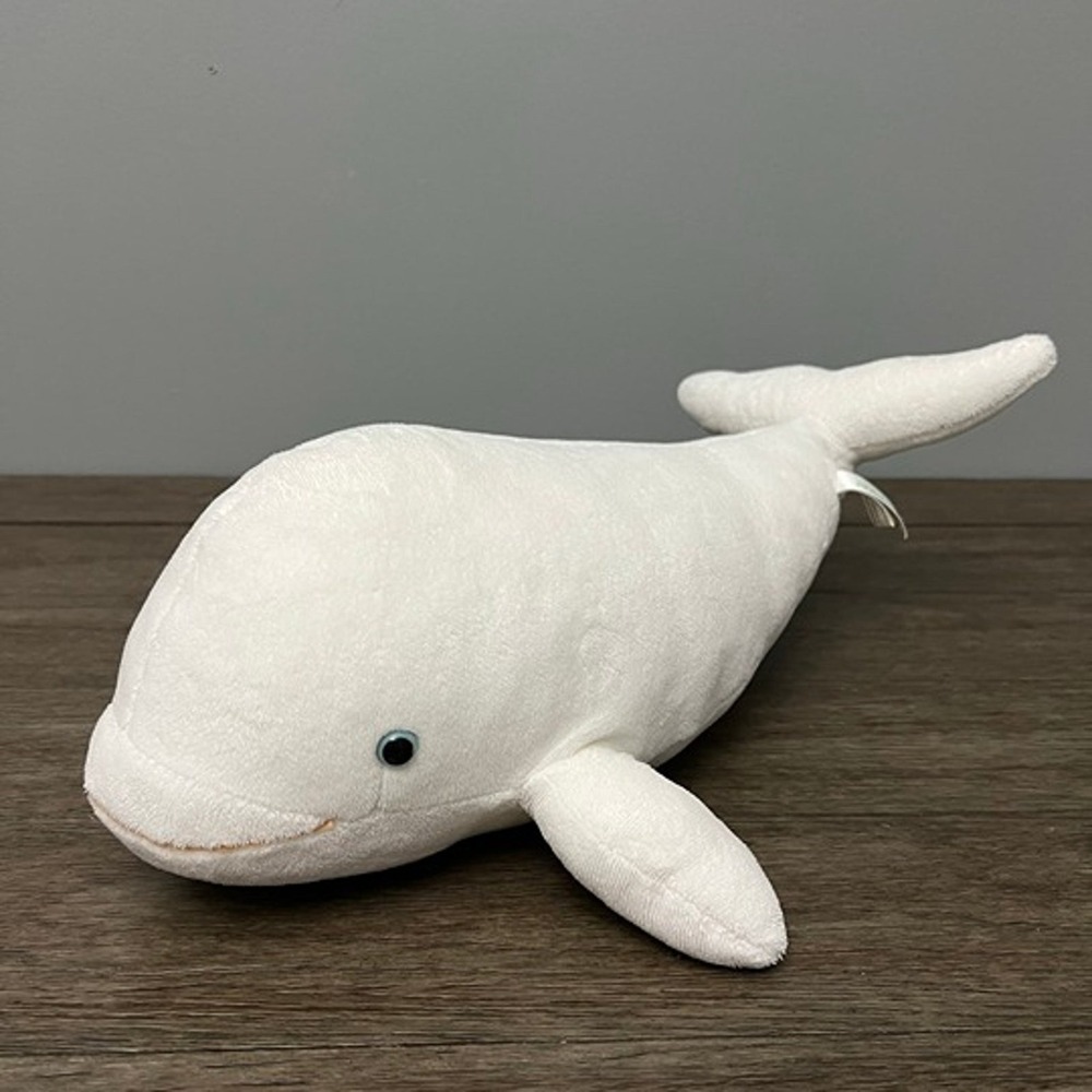 Aurora Destination Nation Beluga Whale White Plush Stuffed Animal Toy Sea Life